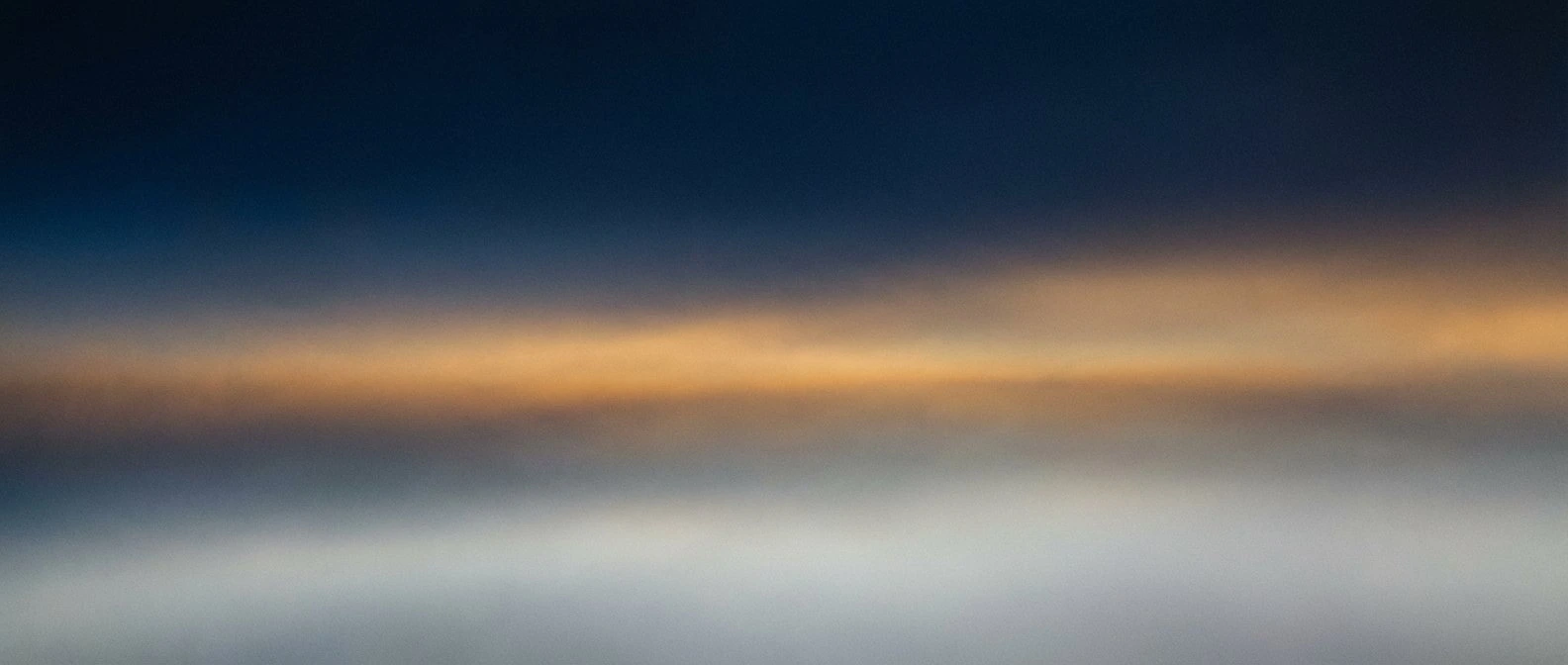 Over My Horizon — horizon at golden hour